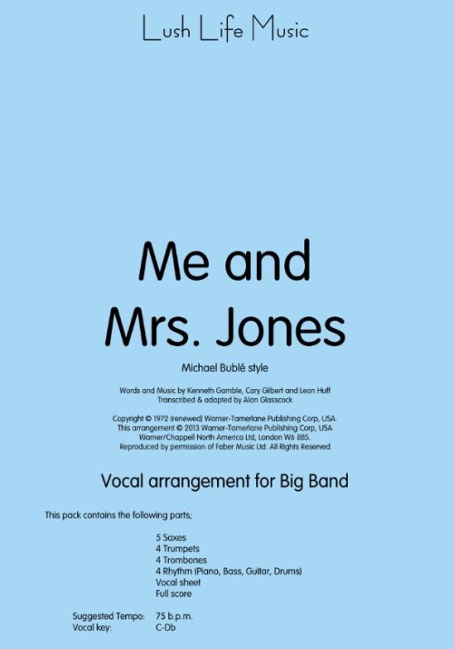 ME AND MRS JONES (Vocal)